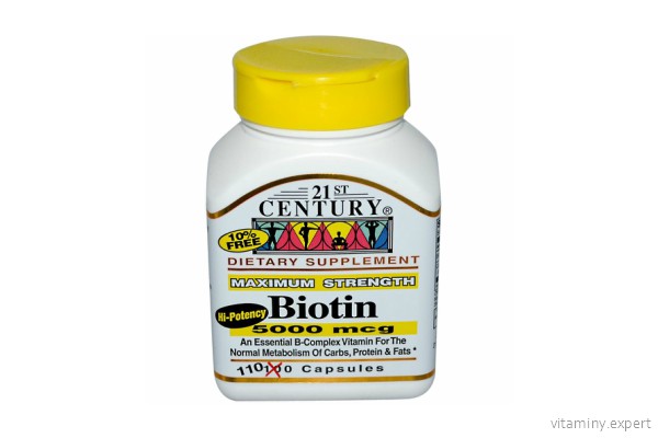 21st Century Health Care Biotin для волос