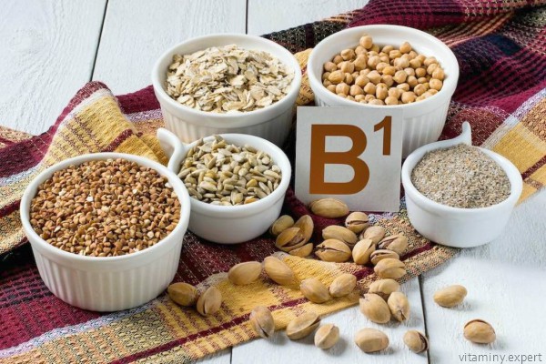 Богатые витамином B1 продукты