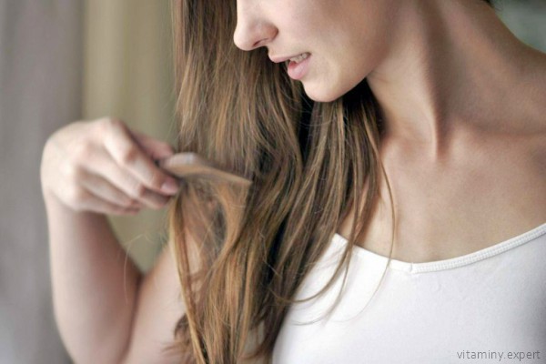Плохое состояние волос - повод для дополнительного приема фолиевой кислоты