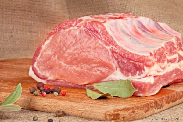 Свинина - источник витамина B1