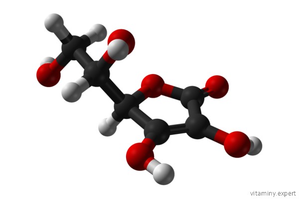 Молекула аскорбиновой кислоты