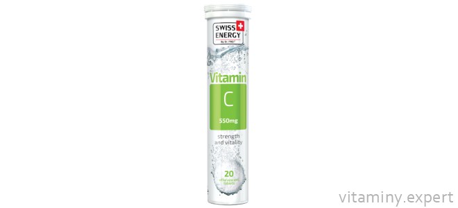 Таблетки Swiss Energy Vitamin C 550 мг