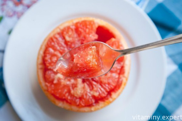 Как есть грейпфрут